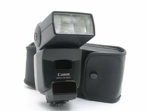 ★ハローカメラ★9136 Canon SPEEDLITE 420EX Case付 発光動作品 現状 キヤノン 1円スタート 即決有り