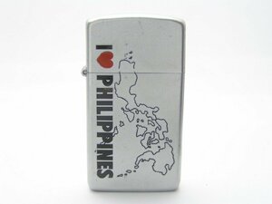 ★ハローカメラ★ 9478 Zippo LIGHTER I PHILIPPINES BRADFORD.PA MADE IN U.S.A.　使用品 現状 ジッポーライター 1円スタート 即決有