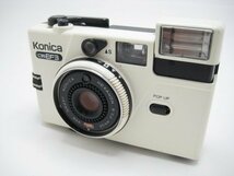 ★ハローカメラ★9457 コニカ KONICA C35 EF3 35mm f2.8 白 ホワイト 動作品 現状 1円スタート 即決有り_画像2