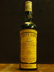 通関済「カティーサーク」1974年以前流通 特級CUTTY SARK ”酒精飲料” 1960年代以前蒸留のマッカラン、ハイランドパーク　通CS-0122-A