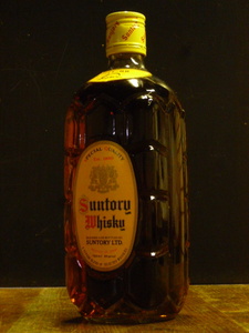 特級 Suntory 「角瓶」1980年代前半か サントリー「角」表記の無い時代 720ml 86proof（43度） SPECIAL QUALITY 堂島浜２ 特Sun・角-0130-A