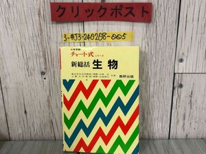 3-#大学受験 チャート式シリーズ 新総括 生物 小林弘 吉田邦久 1988年 昭和63年 2月 1日 第6版 数研出版 キズ・よごれ有 参考書 入試