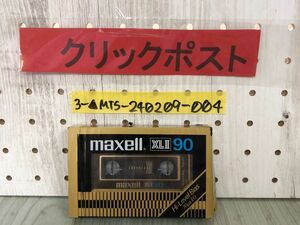 3-▲未開封 カセットテープ マクセル maxell XLII 90 XL2 HIGH ハイポジ 包装破れあり Hi-Level Bias 70μs EQ