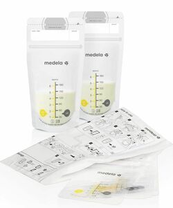 （新品）Medela メデラ 母乳バッグ 180ml 25枚入