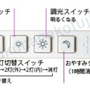 【代替リモコンSY96】キシマ KMR-1806 互換■送料無料！(KISHIMA 照明 シーリングライト)の画像4