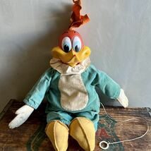 【’64 USA vintage】Woodpecker Talking Plush ウッドペッカー　人形　1964年　アメリカ　ビンテージ_画像2