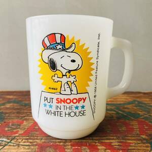 【1980s USA vintage】Fire-King SNOOPY No.3