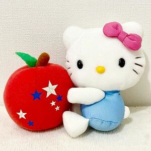  Sanrio Hello Kitty large apple .... soft toy doll 2003 not for sale gift apple ..