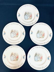 廃盤 希少品 ウェッジウッド Wedgwood 旧刻印 ピーターラビット 25cm プレート 大皿 中古 保管品 現状品 