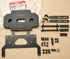 【中古仮取り付けのみ】GIVI S250KIT ツールボックスS250用 ユニバーサルフィッティングキット