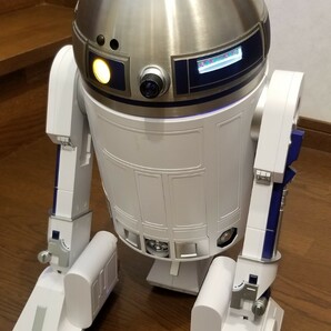 1/2サイズ 基本動作OK STARWARS スターウォーズ R2-D2 ディアゴスティーニ ドロイド 充電アダプター付 ライトセーバー付 デアゴスティーニの画像4