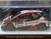 【新品：未開封】スパーク 1/43 トヨタ ヤリス WRC トヨタ Gazoo レーシング WRT No.33 2020年 スウェーデン 優勝車 / E・エバンス [S6568]_画像3