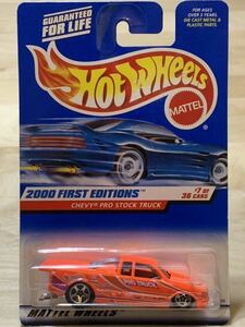 【新品：未開封】HOT WHEELS ホットウィール シボレー プロストック トラック S-10 / CHEVY PRO STOCK TRUCK [ネオンオレンジ]