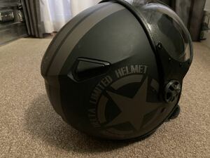 BARKIN ジェットヘルメット カラー　マットブラック サイズ　フリー57~59cm 