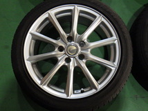 ECO FORME タイヤホイール４本 17インチ 7.0J +50 5H PCD100 215/45R17 【管理番号 9030 RB4-501】中古【大型商品】_画像2