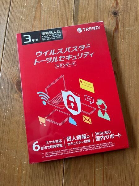  【新品】ウイルスバスター トータルセキュリティ スタンダード 3年版6台