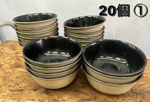 ★美品★①Noritake　ノリタケ　メラミン食器　どんぶり 麺　20個セット　大量　業務用　プラスチック製　食堂や施設などに