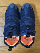 REEBOK PUMP FURY TECH V63499 US10 28cm リーボック インスタ ポンプフューリー テック ネイビー オレンジ 紺 シンサレート INSTAPUMP og_画像5