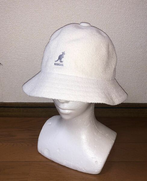 新品 KANGOL Bermuda Casual 0397BC L カンゴール バミューダ カジュアル メトロハット バケットハット ベルハット ホワイト 白 男女兼用