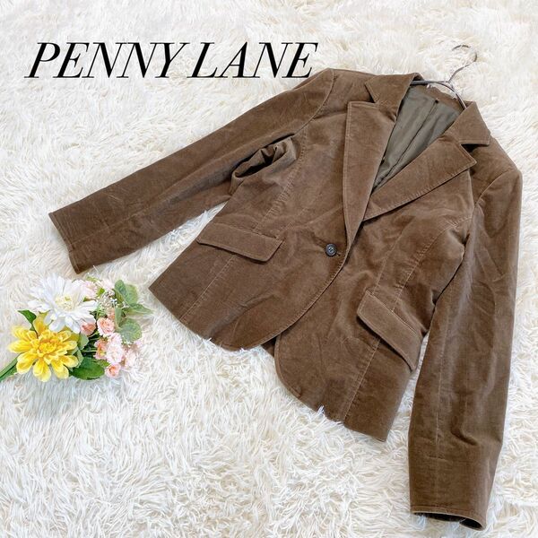 【ペニーレイン】PENNY LANE ノーカラージャケット コーデュロイ 秋冬春