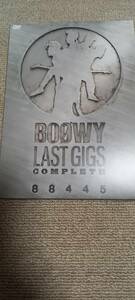 BOOWY／LAST GIGS COMPLETE 88445 [DVD]