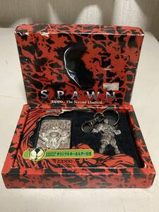  　Zippo ジッポ　③　SPAWN スポーン 2ND LIMITED　中古品　箱・キーフォルダーセット　