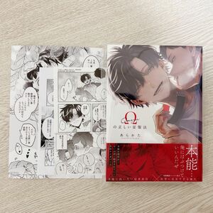 ωの正しい征服法 BL ペーパー付 リーフレット アニメイト限定 コミック あらかた 初版