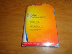 PC Microsoft Office Professional 2007 マイクロソフト オフィス プロフェッショナル アカデミック 　Windows