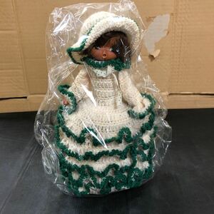 人形 女の子　インテリア　飾り　ハンドメイド　昭和レトロ　中古品