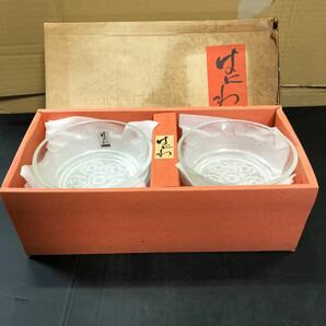 はにわ 和食器 小鉢 食器 ガラスボウル ５客 新品未使用の画像1