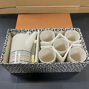 湯呑み コップ 食器 5客 急須 茶器 和食器 新品未使用 長期保管による汚れあり