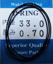 ★時計汎用オーリングパッキン 内径×厚み(mm) 33.0ｘ0.70　3本 O-RING【定型送料無料】_画像1