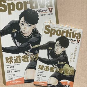 新品 ハイキュー ショーセツバン Sportiva 特典 アニメイト ビジュアルボード 佐久早 限定カバー 古舘 春一