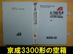 ■送料230円～■【車両ケース】マイクロエース A7682 京成3300形 1次車・新塗装 4両セット の空箱 ■ 管理番号HM2111050100100AA405