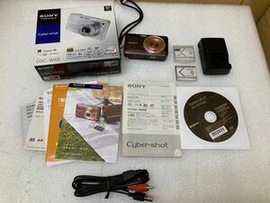 YK9514 Cyber-shot DSC-WX5 SONY デジカメ コンパクトデジタルカメラ　通電確認済み　バッテリー2点付属　現状品　0209