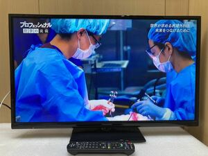 YK9872 Panasonic 液晶テレビ　TH-32D305 ビエラ エコナビ 32型　B-CASカード／リモコン付き　現状品　0224