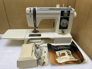 YK9964 JANOME EXCEL MODEL 813 ジャノメ エクセル ミシン フットペダル ケース付き 手工芸　通電OK 針上下動きます現状品　0229