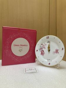 YK9308 未使用保管品　linea Monica Milano リニアモニカ　時計　箱付 直径約20cm 現状品　0201