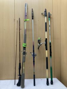 YK9434 SHIMANO HOLIDAY　HG2-450／SZM MARINE WAVE DX 30-330 ／POWER FORCE 25-390／他　DAIWA128RW ケース付　現状品