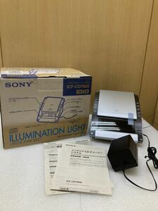 YK9459 SONY インテリア CD チューナー システム ICF-CD7000 B ソニー AM FM ラジオ付き CDプレイヤー　CD再生OK 現状品　0207