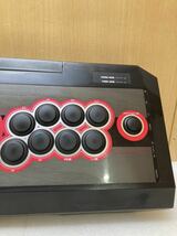 YK9861 HORI RAP REAL ARCADE PRO.V HAYABUSA PS4-046 本体 ホリ アーケードコントローラー リアルアーケードPro.V 動作未確認　現状品_画像4