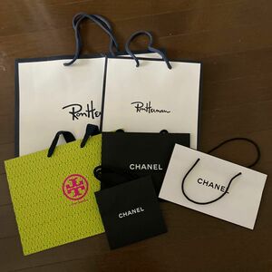 ショッパー 紙袋 CHANELロンハーマン　トリーバーチ