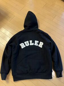 RULERパーカー 黒ジャンパーXL