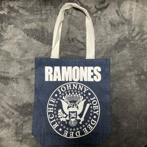 Ramones ラモーンズ デニム トートバッグ エコバッグ 