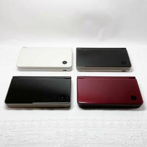 ★☆【動作良好】ニンテンドーDSi LL 本体【4台まとめ売りセット】ナチュラルホワイト ダークブラウン ワインレッド Nintendo 任天堂☆★