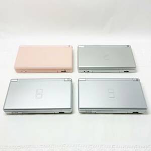 ★☆【動作良好】ニンテンドーDS Lite 本体 ノーブルピンク グロスシルバー【4台まとめ売りセット】任天堂 Nintendo 希少品☆★