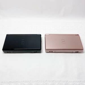 ★☆【動作良好】ニンテンドーDS Lite 本体 ジェットブラック メタリックロゼ【2台まとめ売りセット】任天堂 Nintendo 希少品☆★