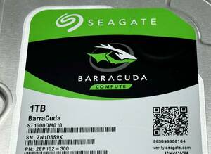 ☆HDD Seagate 3.5インチ 内蔵ハードディスク 1.0TB ST1000DM010 SATA600 7200rpm 64MBキャッシュ SATA3.0 6Gbps スターゲイト