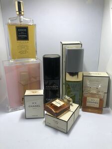 シャネル 香水 まとめCOCO CHANEL No 5フレグランス COCO EAU DE TOILETTE トワレット　フランス　ANTAEUS POUR HOMME 1円スタート　1円〜