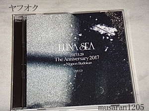 LUNA SEA/LIVE CD 2017年5月29日「The Anniversary 2017」日本武道館/ルナシー/INORAN/SUGIZO/J/河村隆一/真也/LUNASEA